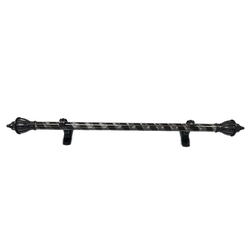 Tijă de perdea din aluminiu cu o singură semilună